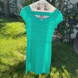 Green Polka Dot Dress